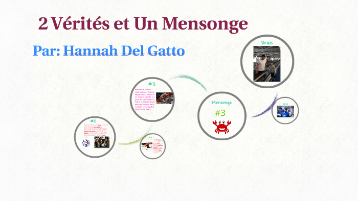2 Verites et Un Mensonge by H. D.G on Prezi