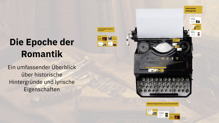 Die Epoche der Romantik by Carlos Schott on Prezi
