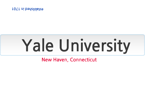 yale university presentation