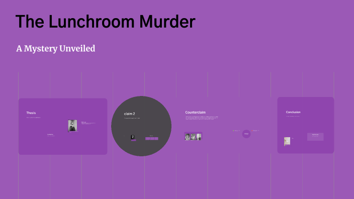 The Lunchroom Murder By La La Poopy On Prezi