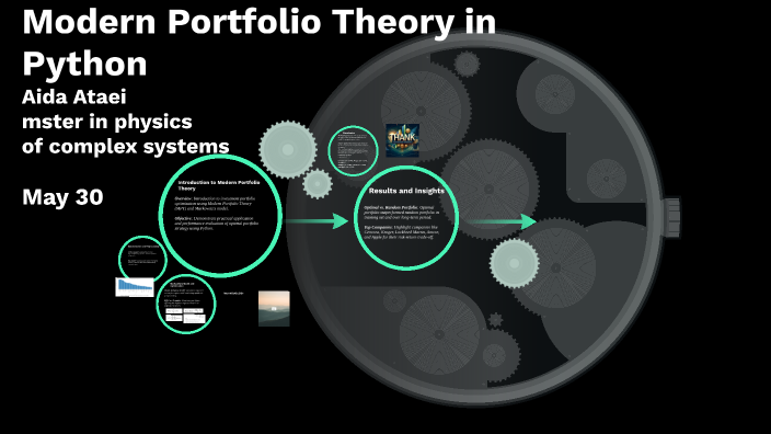 Modern Portfolio Theory in Python by aida ataei on Prezi