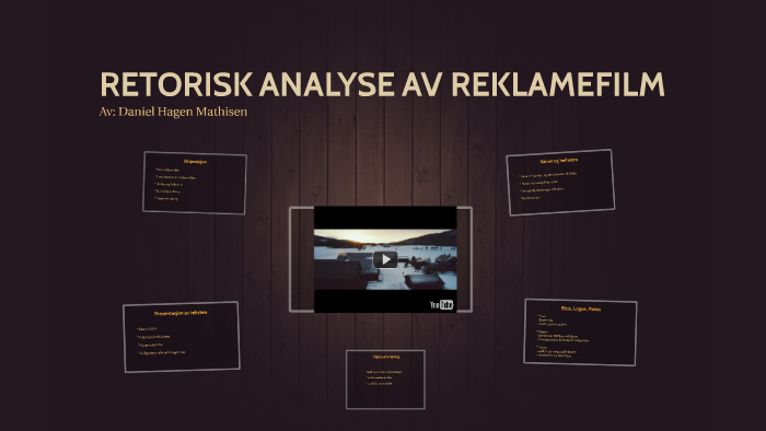 RETORISK ANALYSE AV REKLAMEFILM By Daniel Hagen Mathisen On Prezi