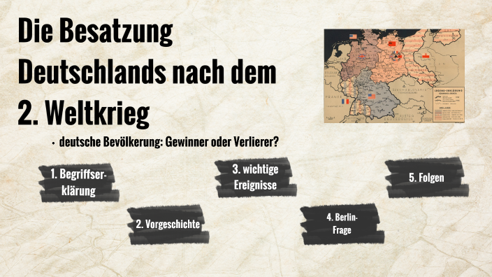 Besatzungszonen Nach Dem Zweiten Weltkrieg