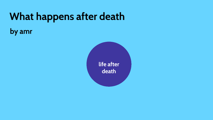 Life After Death By Amr Samaha On Prezi