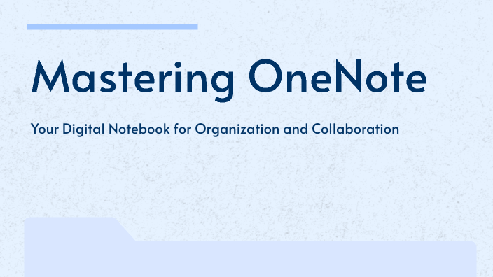 Mastering OneNote by Kimberly Ricafort on Prezi