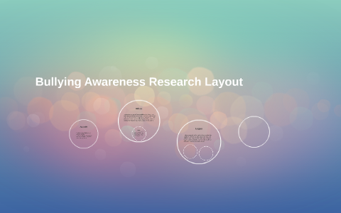 Bullying Awareness Research Layout by Ashley Price on Prezi