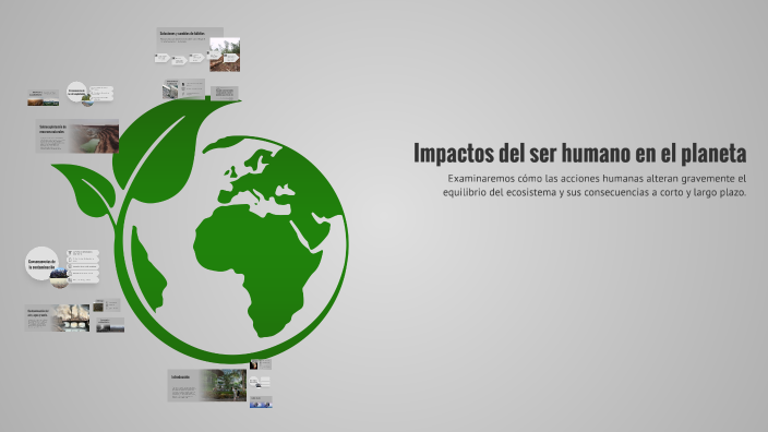 Impactos del ser humano en el planeta by maria paula calvo calderon on ...