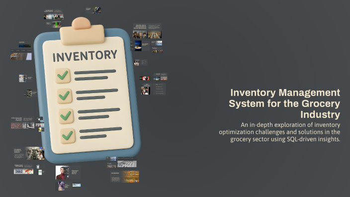 Inventory Management System for the Grocery Industry by Raksha ...