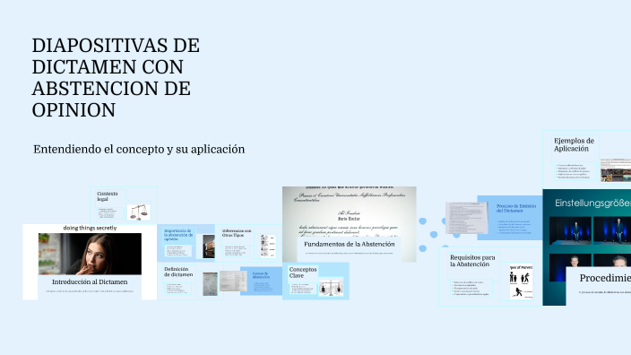 DIAPOSITIVAS DE DICTAMEN CON ABSTENCION DE OPINION by BRENDA YASMIN