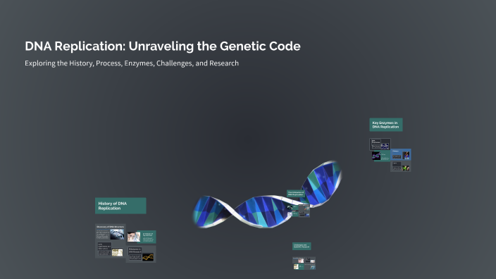 DNA Replication: Unraveling the Genetic Code by CHRISTIAN Urbano on Prezi