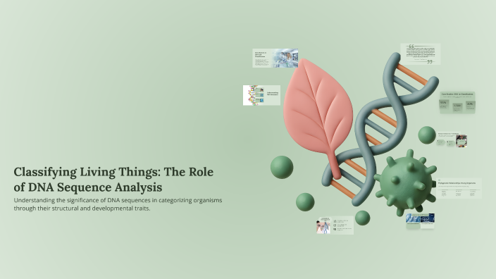 Classifying Living Things: The Role of DNA Sequence Analysis by Juli ...