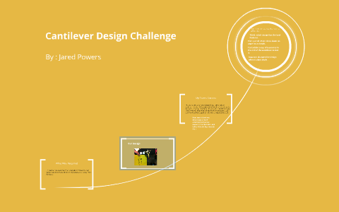 Cantilever Design Challenge By Jared Powers On Prezi