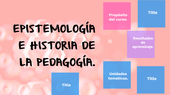 Epistemologia e historia de la pedagogía by yurani verjel on Prezi