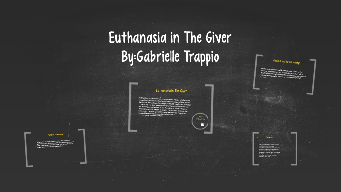 the giver euthanasia essay