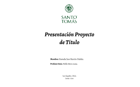 Presentación Proyecto de Título by andrea chavarria