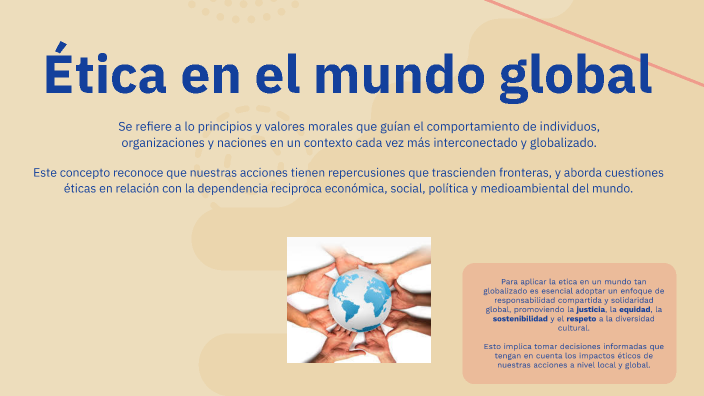 Ética en el mundo global by Maria Martinez on Prezi