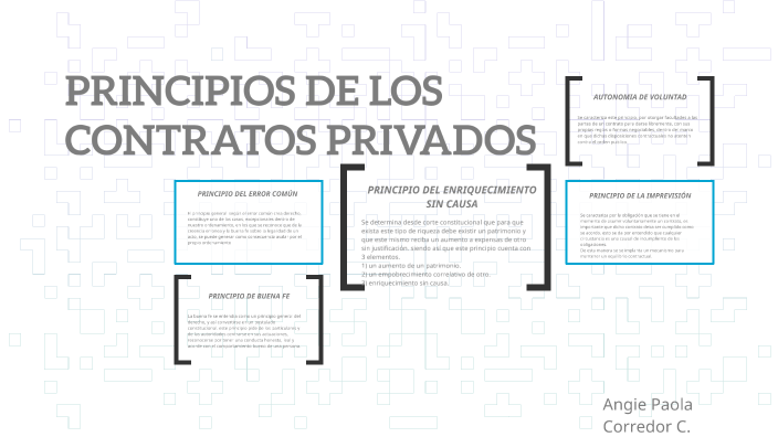 Principios De La ContrataciÓn Privada By 4708