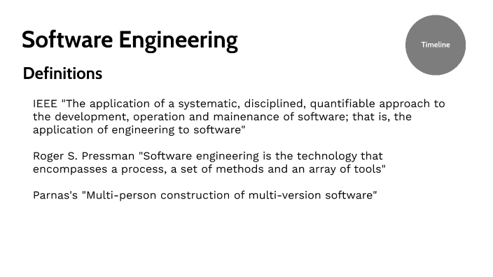 Software Engineering by Fernando Juliani on Prezi