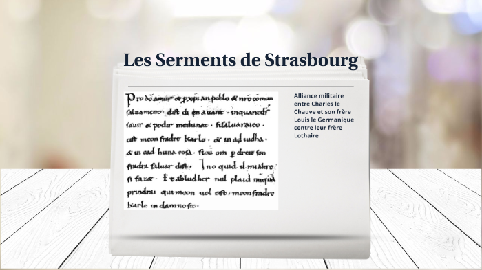 Le Serment de Strasbourg by Julia Calcagno