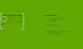 5 3 Sum And Difference Identities By Jessica Edrington