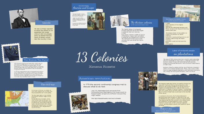 The 13 Colonies by Ximena Rosete Cruz on Prezi