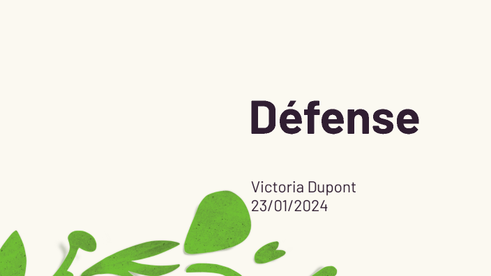 Défense Mémoire Victoria Dupont 23-24 by on Prezi