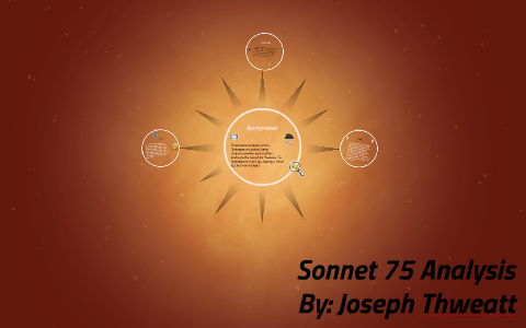 thesis of sonnet 75