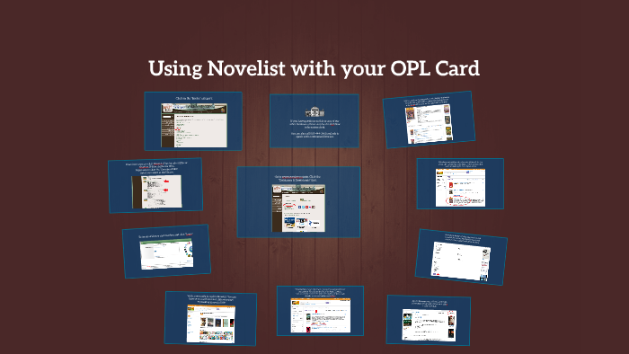 Using Novelist with your OPL Card by Owatonna Public Library on Prezi