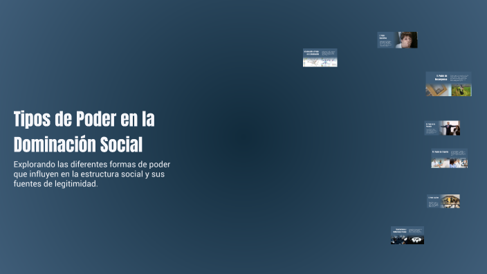 Tipos de Poder en la Dominación Social by Ana Estrada on Prezi