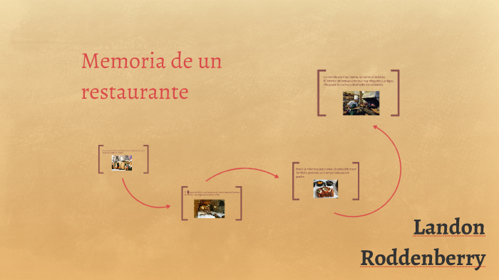 Landon Roddenberry Mi experiencia más memorable en un restaurante fue en el Res by Landon ...