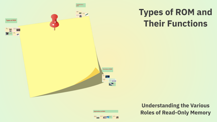 Types of ROM and Their Functions by esmanur elçeoğlu on Prezi