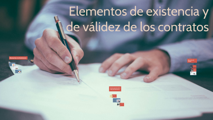 Elementos de existencia y válidez de los contratos by Meli V on Prezi