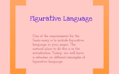 how to write an essay using figurative language
