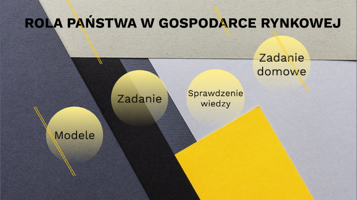 Rola państwa w gospodarce rynkowej by Jacek Kwieciński on Prezi