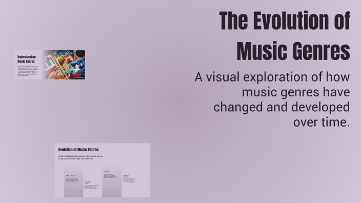 The Evolution of Music Genres by Jose.C on Prezi