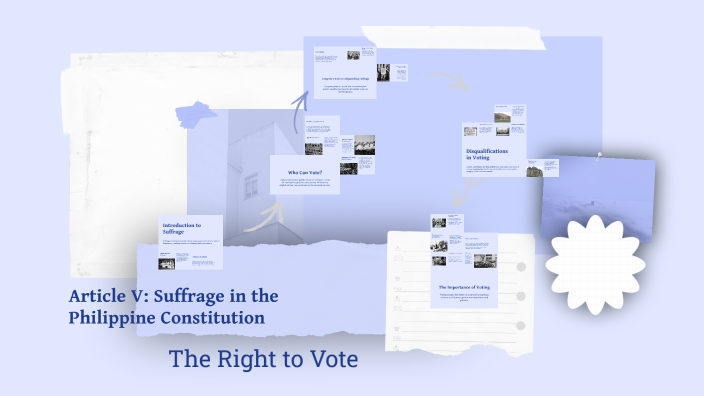 Article V: Suffrage in the Philippine Constitution by Khryzza Cabatbat ...