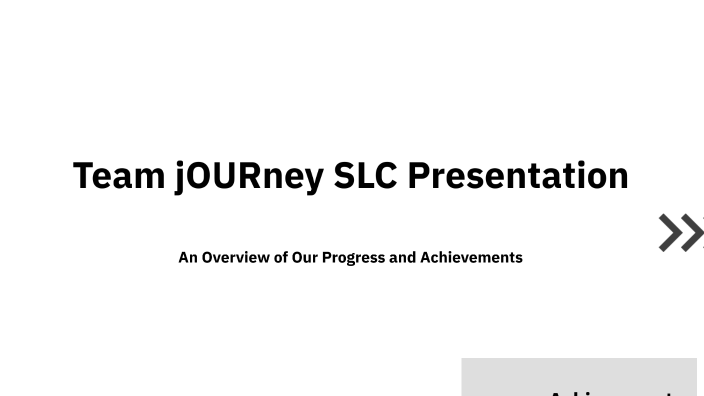 Team jOURney SLC Presentation by Ryan Chen on Prezi