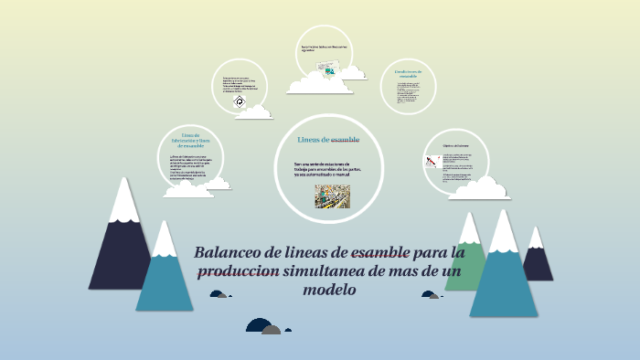 Balanceo de lineas de esamble para la produccion simultanea by Martin