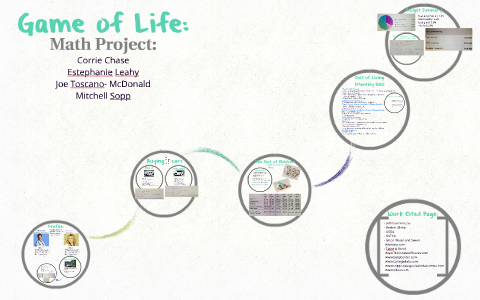 The Game of Life, a Math Project about Money -- real life application