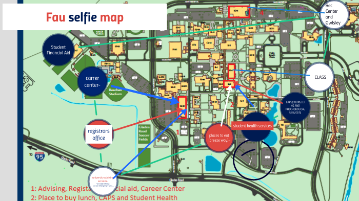 FAU Campus Selfie Map by Maxwell Sherman