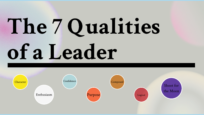 The 7 Qualities of Leadership by cecilia oliveira on Prezi