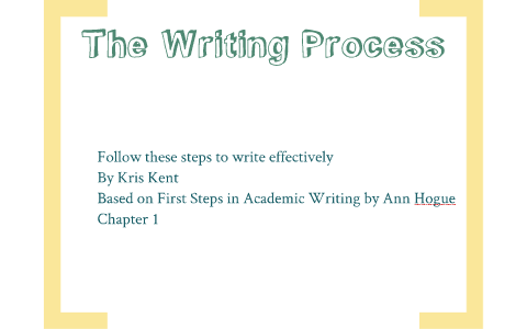 The Writing Process by Kris Kent on Prezi
