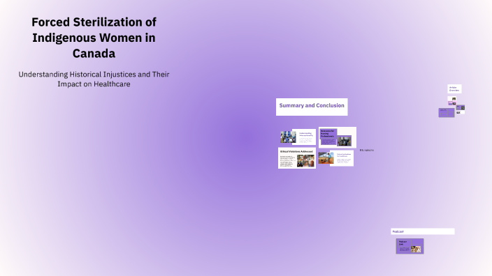 Forced Sterilization of Indigenous Women in Canada by Kaitlyn Baron on ...