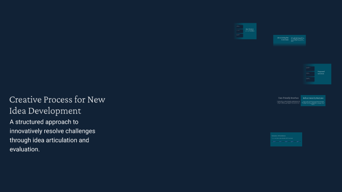 Creative Process for New Idea Development by Eduardo Guzmán Pineda on Prezi