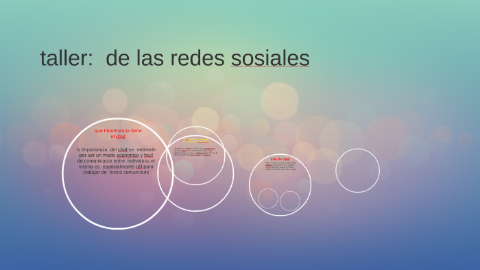 taller: de las redes sosiales by luis andres gonzales cardenas