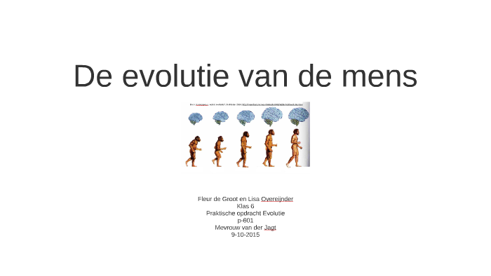 de evolutie van de menslisa overeijnder on prezi