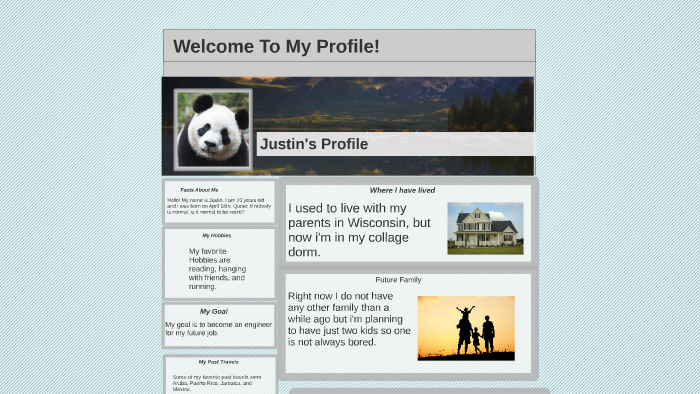 Justin's Profile by Justin F. on Prezi