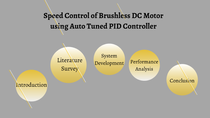 Speed Control of Brushless DC Motor using Auto Tuned PID Controller by ...