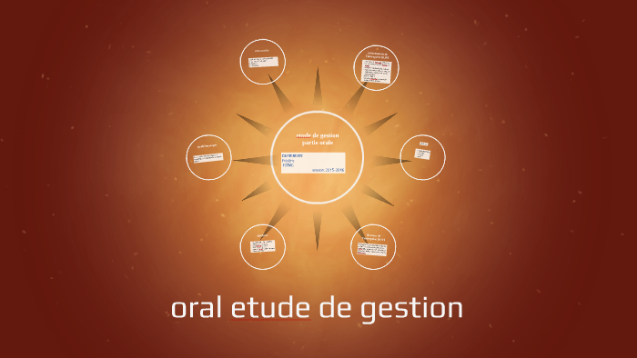 oral etude de gestion by frederic durrmeyer on Prezi
