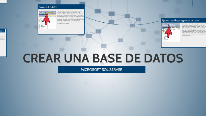 CREAR UNA BASE DE DATOS by Santiago Delgado on Prezi